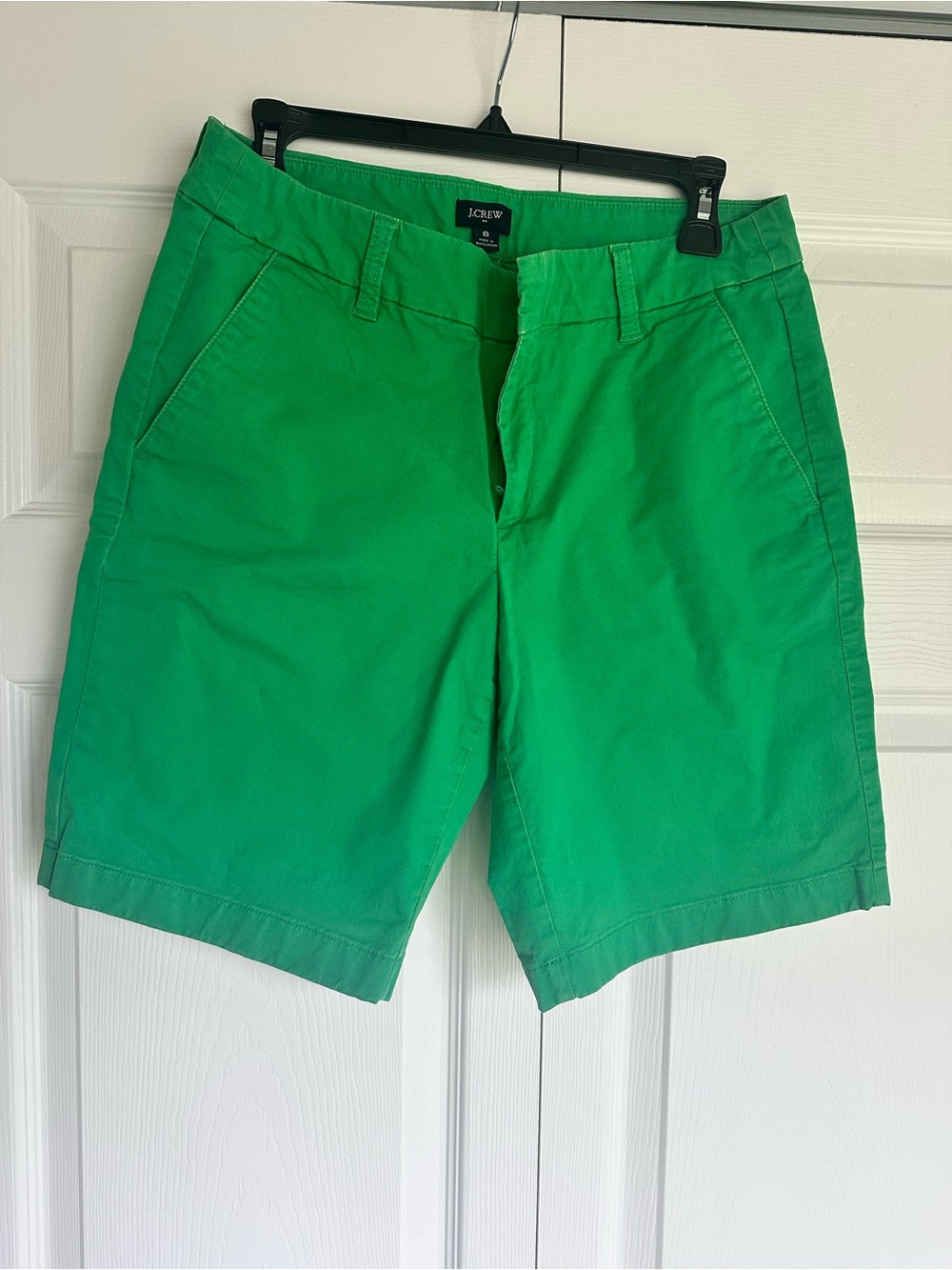 J. Crew Men’s Bright Green Flat Front Chino Shorts